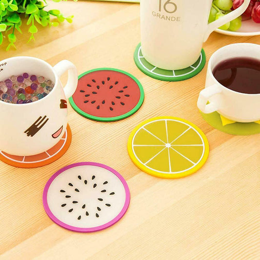 Posavasos de frutas – Colores tropicales para tus bebidas