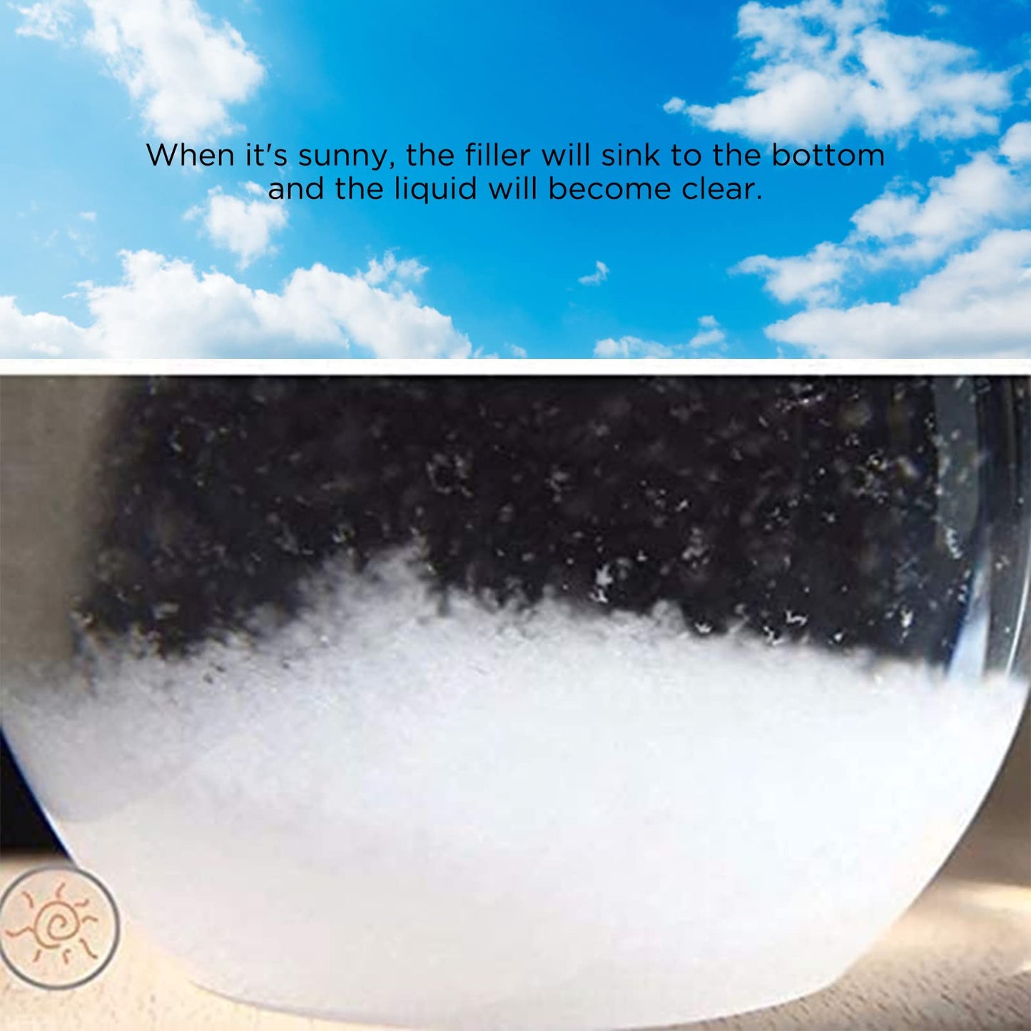 Storm Glass – Predecir el clima con estilo vintage