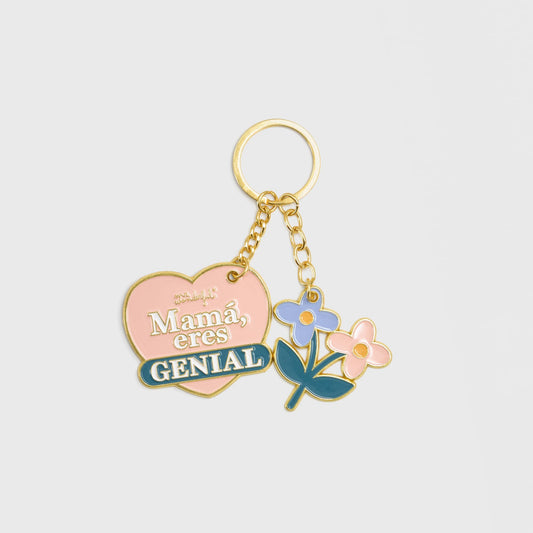 Postal + llavero – “Mamá, no hay en el mundo otro como tú”