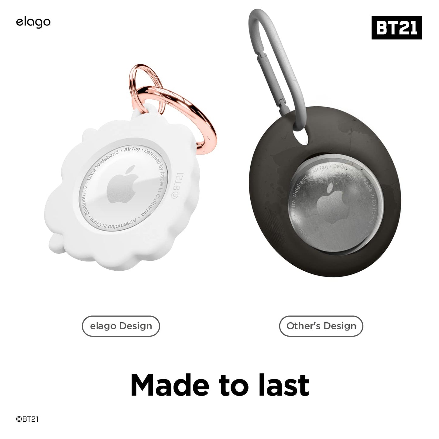 Funda AirTag Chimmy – Ternura BT21 para tu localizador