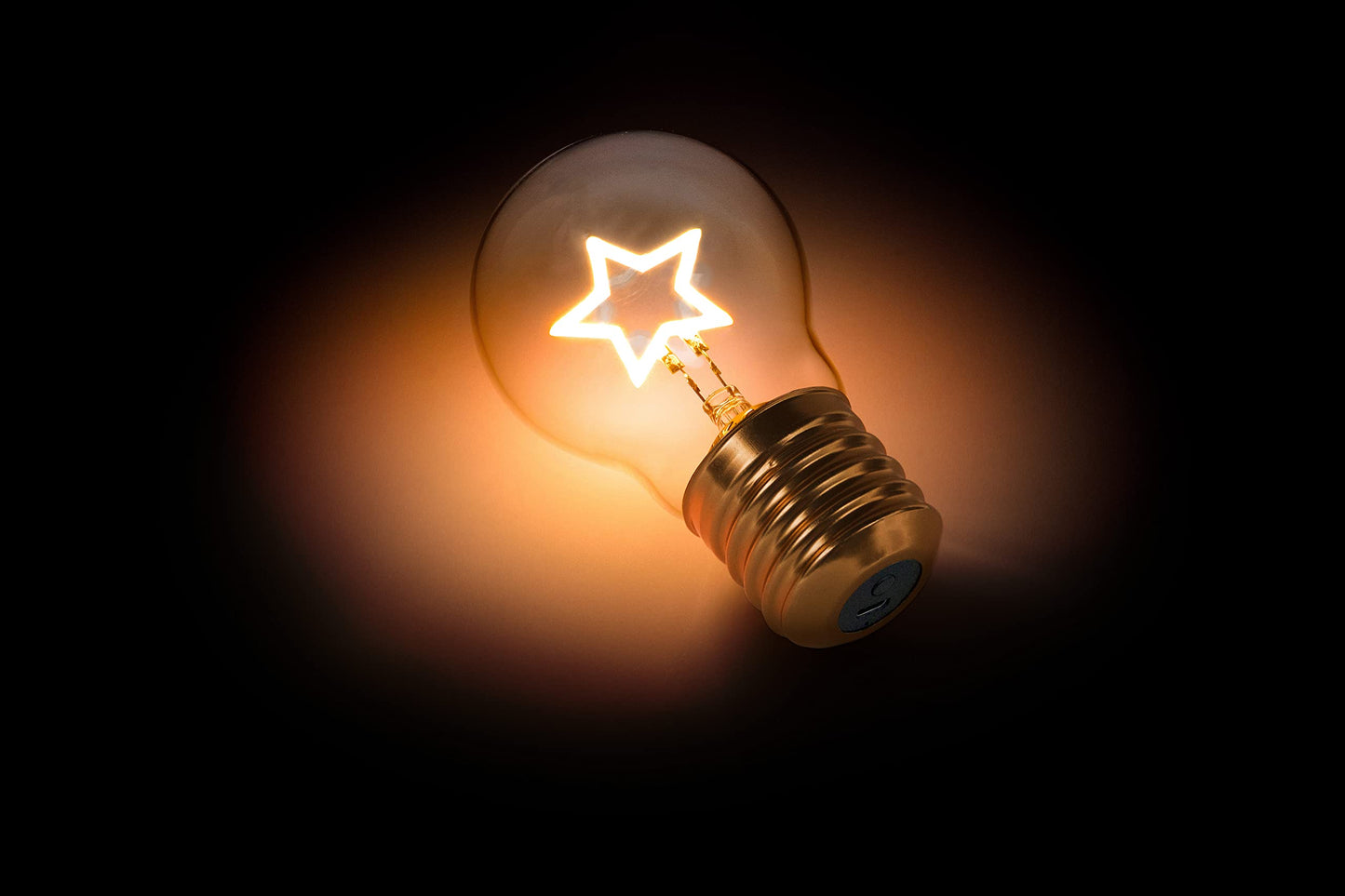 Bombilla con estrella – Ilumina tu rincón con una chispa de cielo