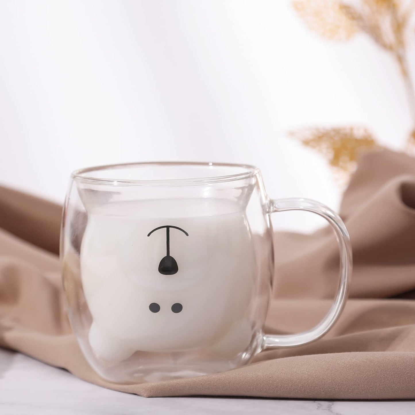Taza oso polar de cristal – Sorbos que derriten el hielo