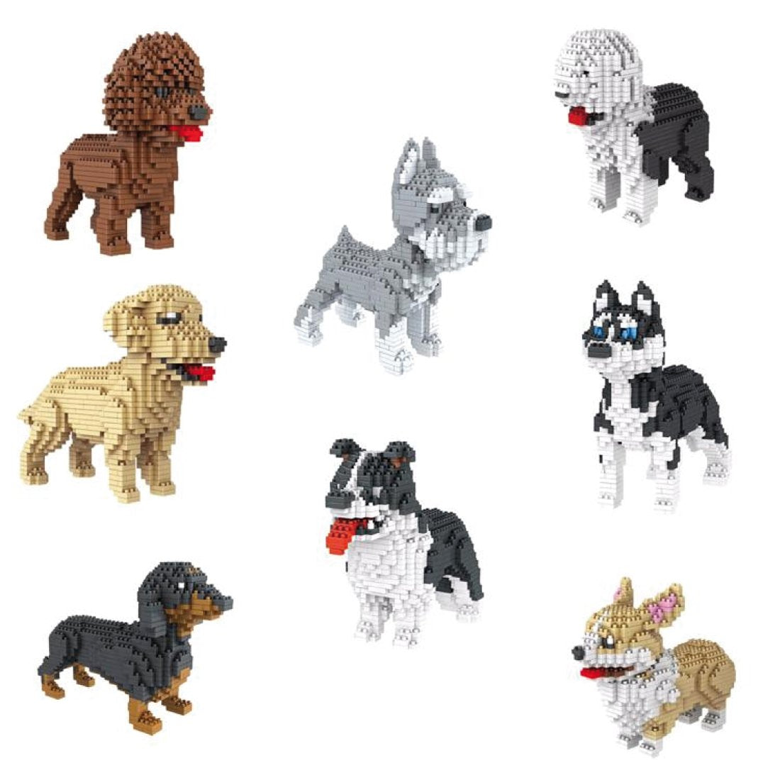 Schnauzer de bloques – Construye tu propio perro miniatura