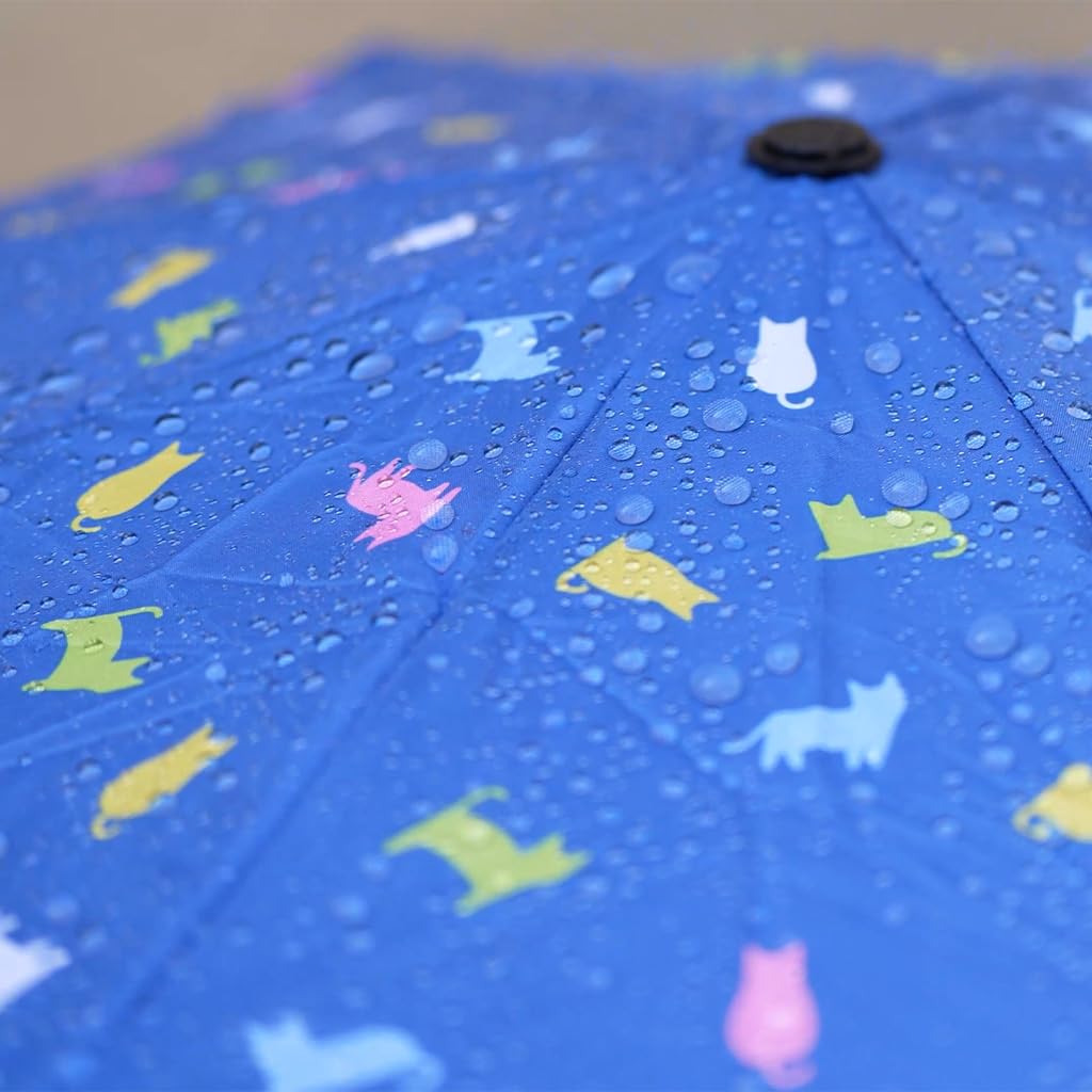 Meowmbrella – Paraguas azul con orejitas de gato