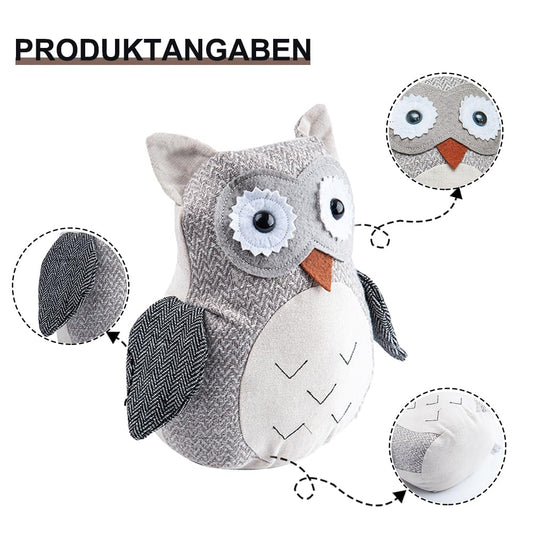 Tope de Puerta Búho – Sabiduría para Mantener la Puerta Abierta