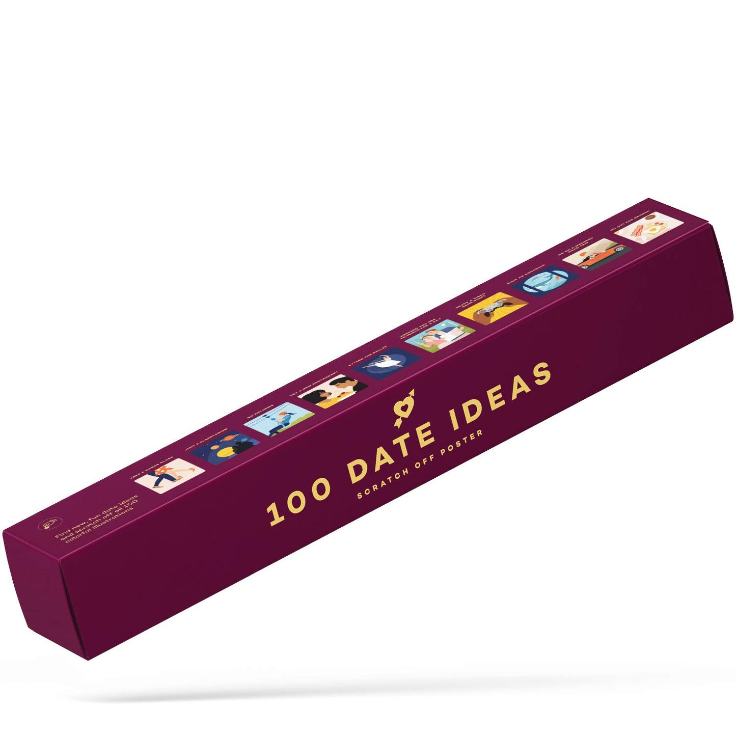 100 planes románticos– Póster para rascar en pareja