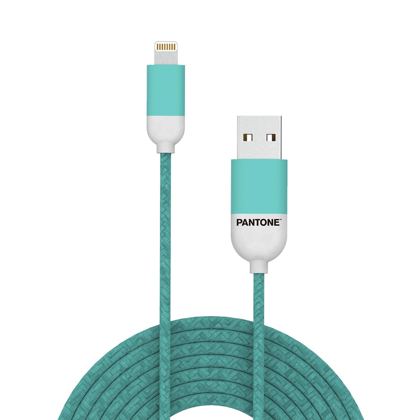 Cable Lightning iPhone Pantone – Turquesa para móviles que brillan