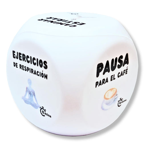 Cubo antiestrés oficina – Lanza, aprieta y respira