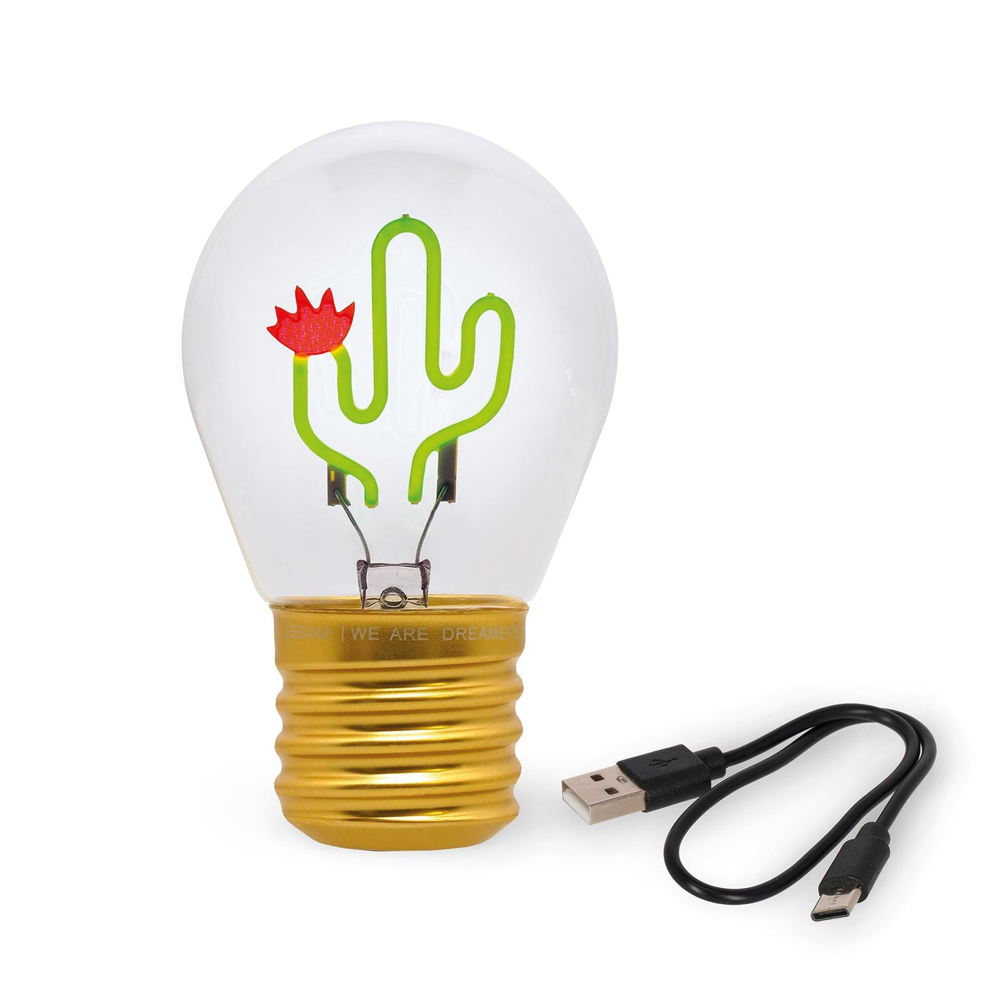 Lámpara bombilla “Cactus” – Luz con espinas de estilo