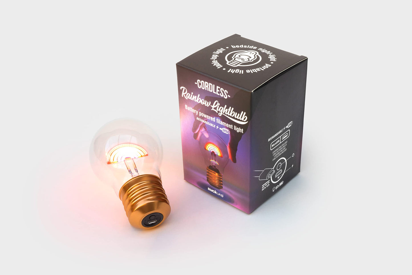 Bombilla arcoíris – Luz decorativa con efecto wow
