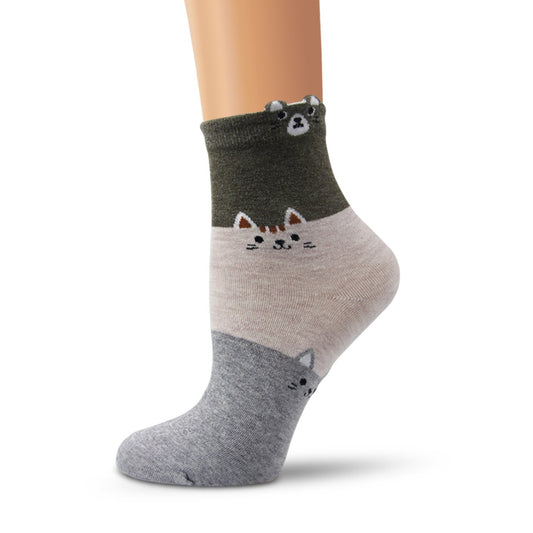 Calcetines Peek Squad – Animalitos curiosos en modo sigiloso