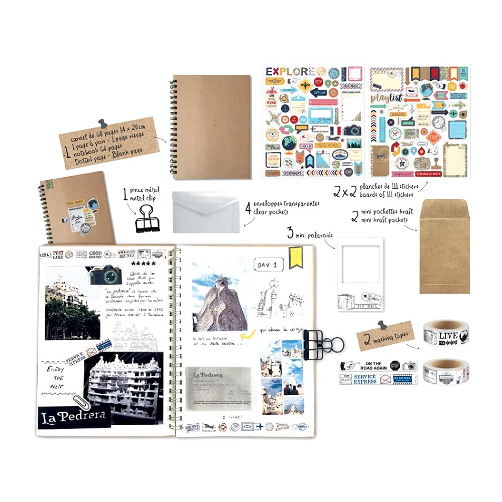 Kit Road Trip – Tu cuaderno de viaje con más de 200 formas