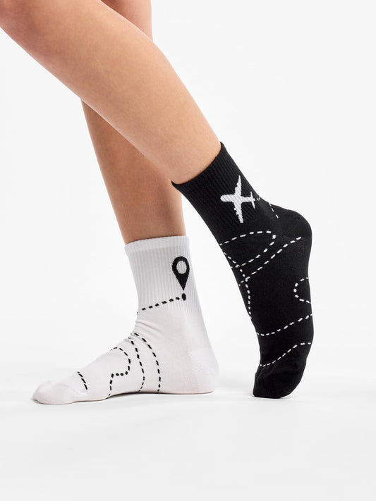 Calcetines avión y destino – Viaje directo a tus pies