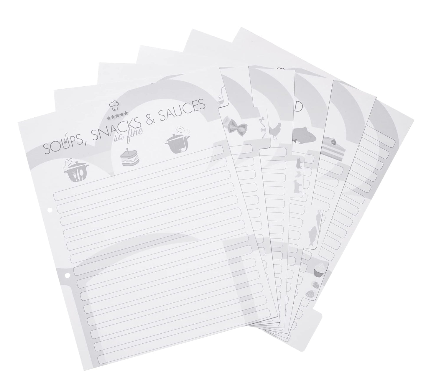 Tu recetario favorito– Carpeta A4 para escribir y guardar recetas