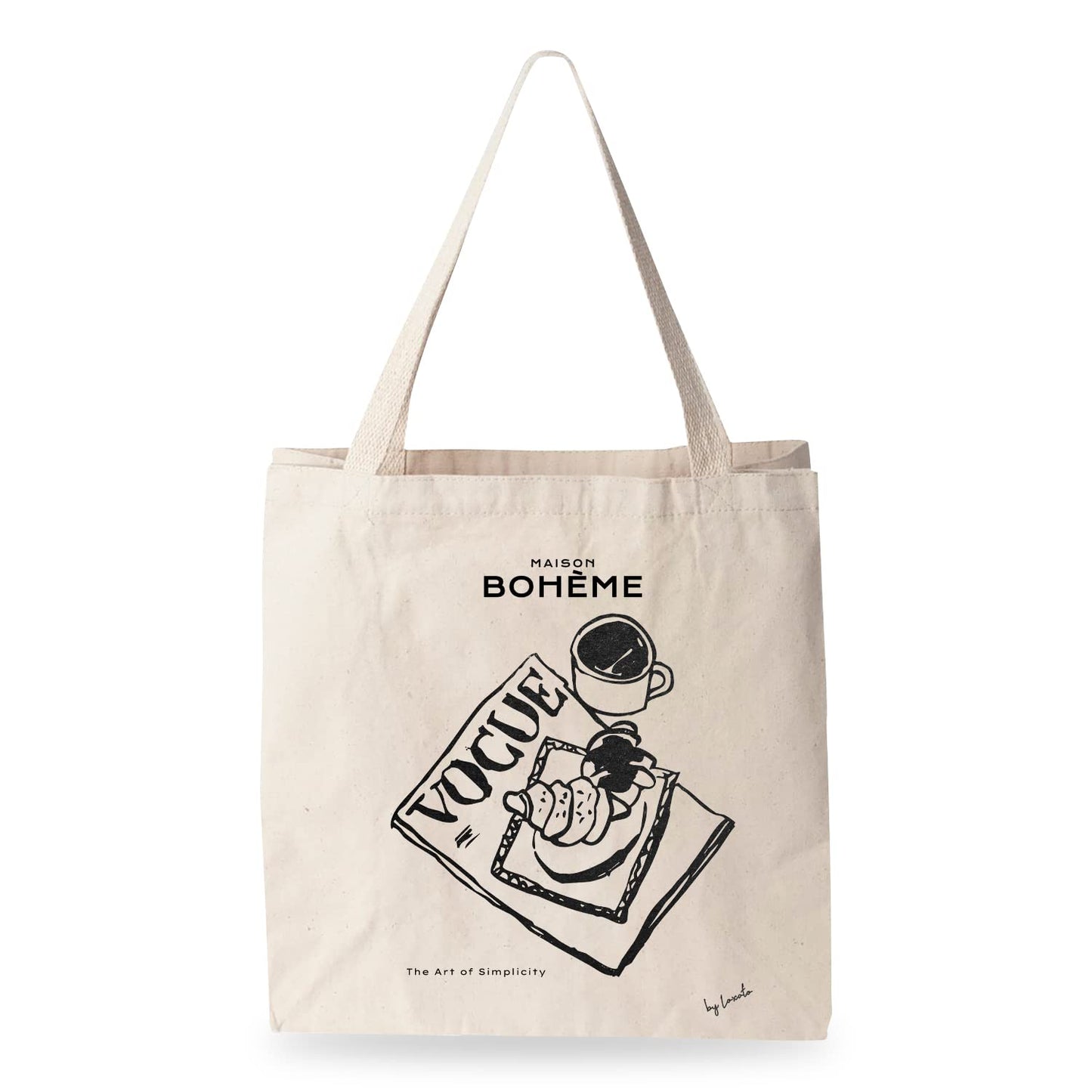 Brunch à la mode – Tote bag con aire francés