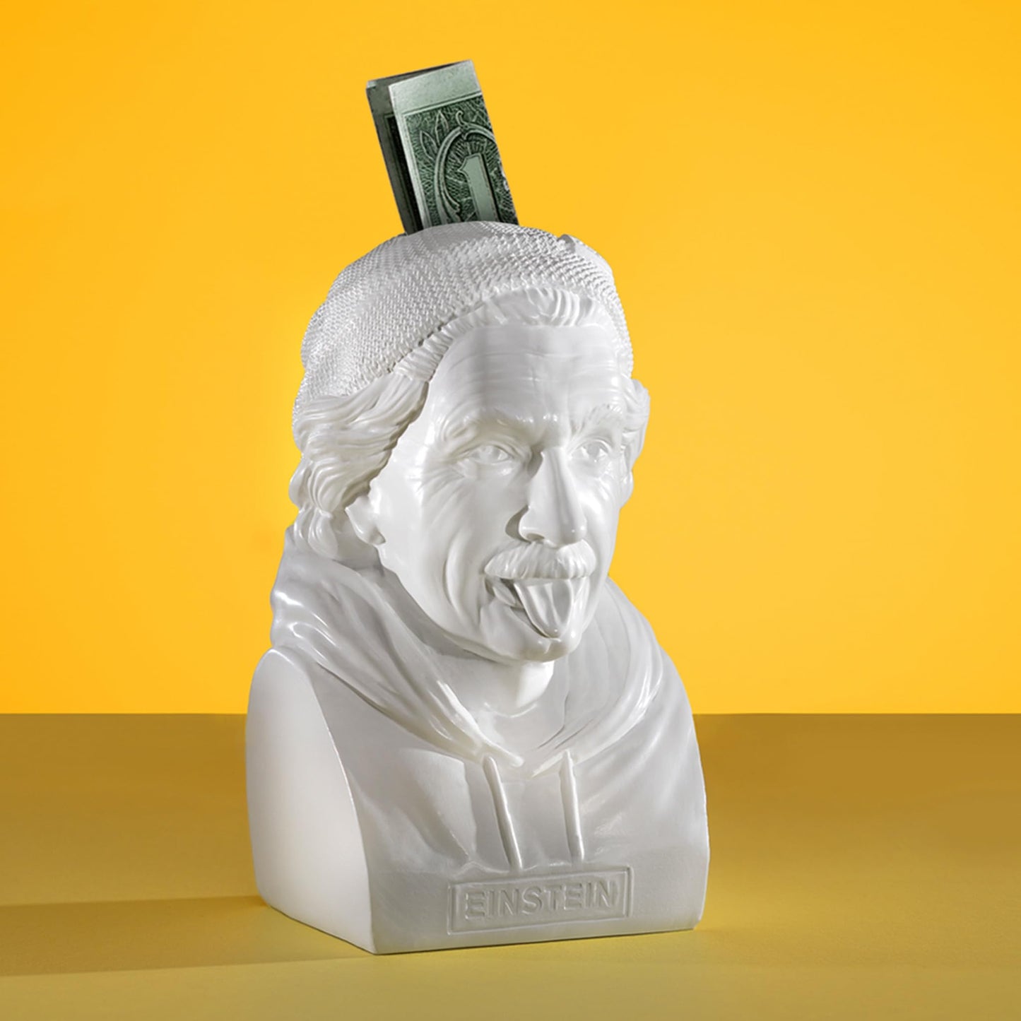 Hucha Einstein hipster – Ideas brillantes… y monedas