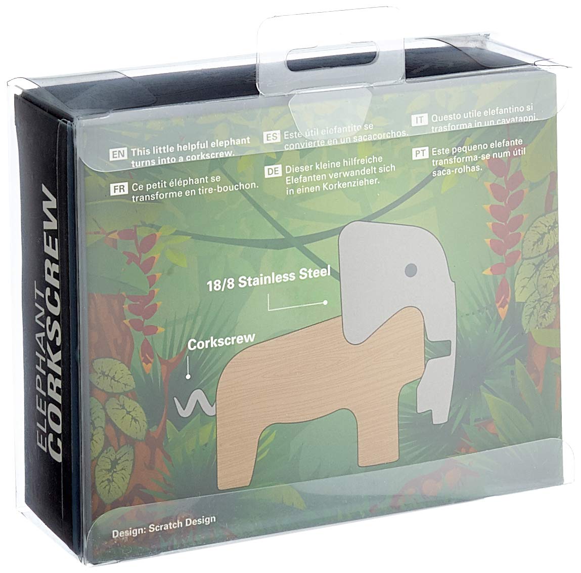 Sacacorchos elefante – Madera, forma y función animal