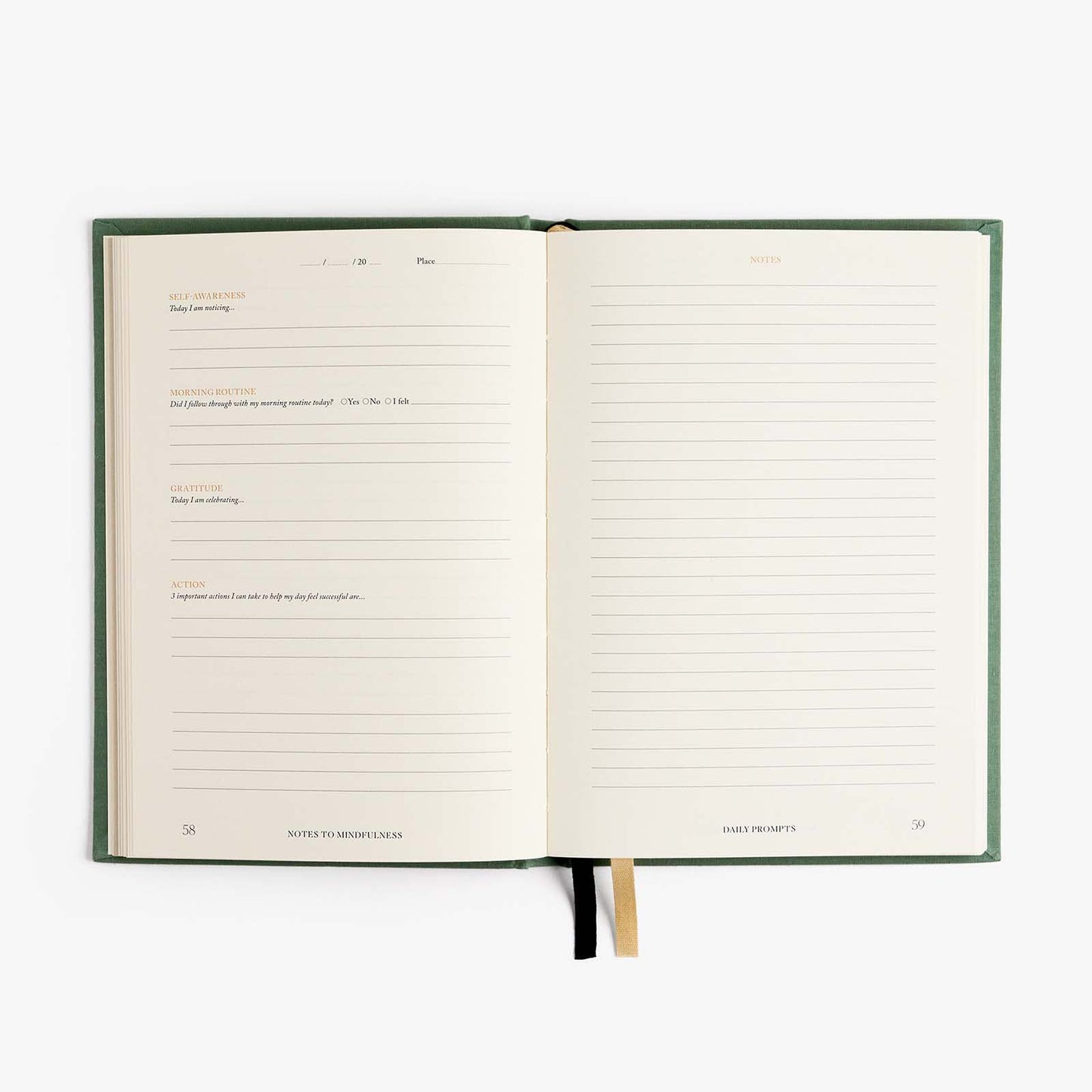 Notes to Mindfulness – Diario para respirar y soltar