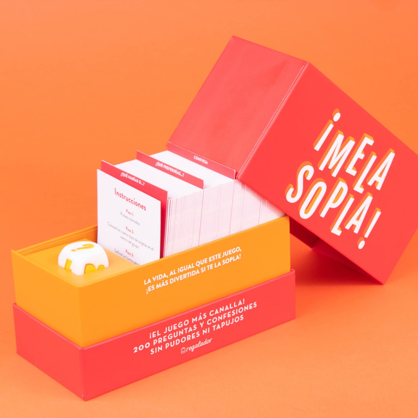 Sarandonga + Juego de Confesiones – Pack musical y sinvergüenzas