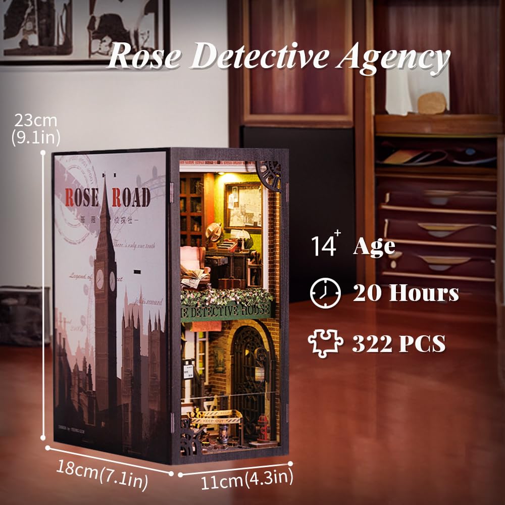 Book Nook ‘The Detective House’ – Misterios que cobran vida entre tus libros