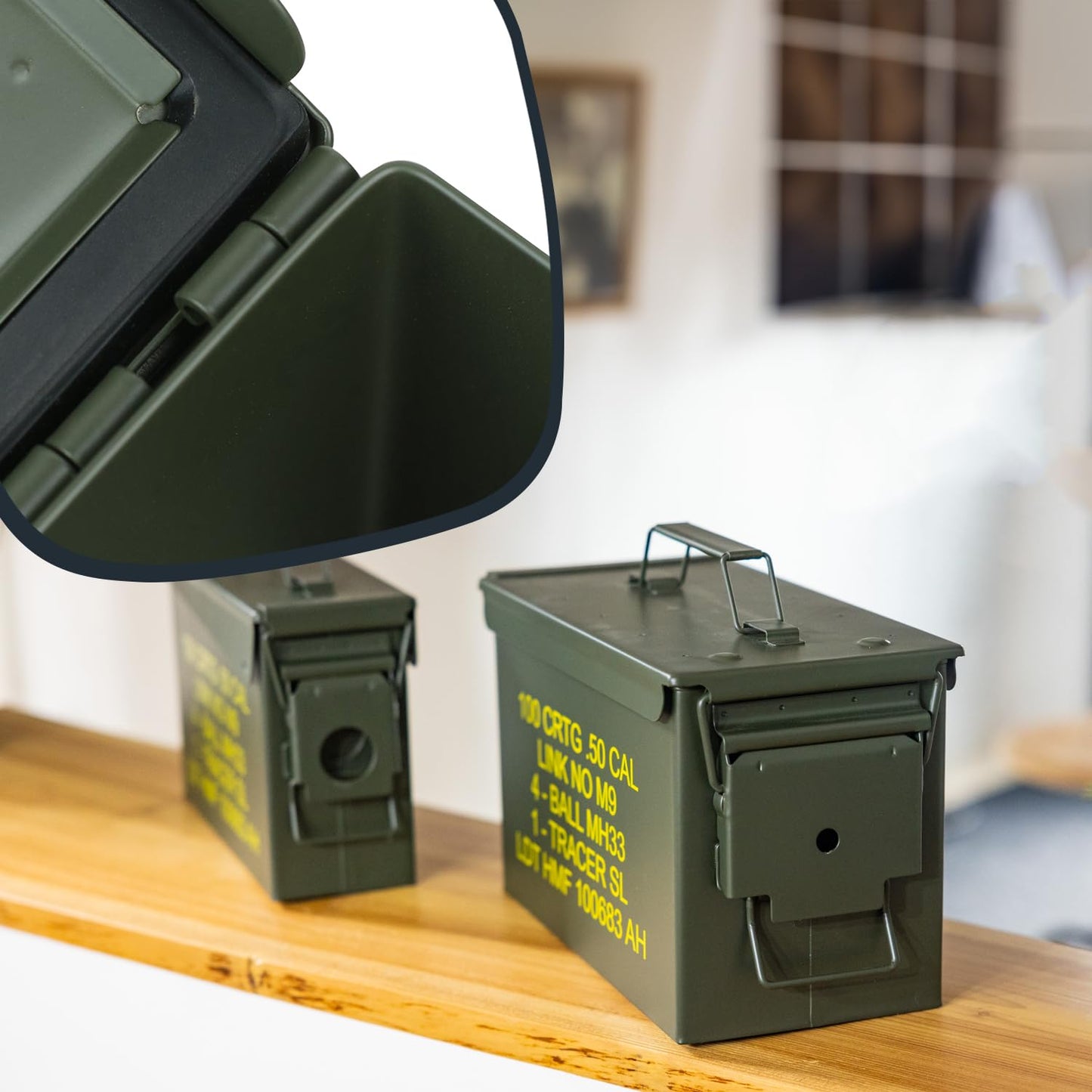 Caja munición metálica – Orden con aire táctico
