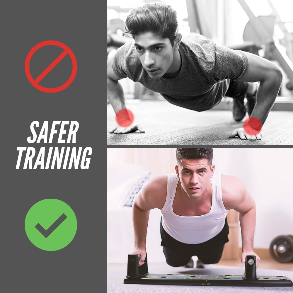Tabla de flexiones – Entrena pecho, espalda y tríceps con guía