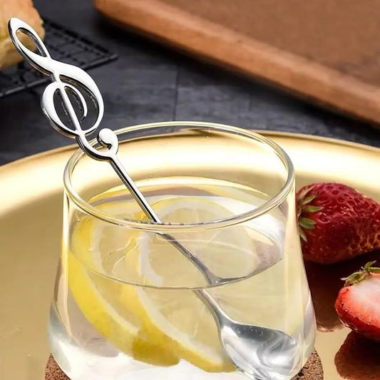 Set de cucharas musicales – Guitarras y notas que endulzan tu café