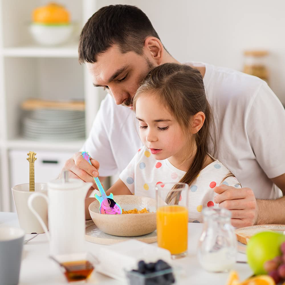 Set cucharas guitarra – Siete acordes para tu desayuno