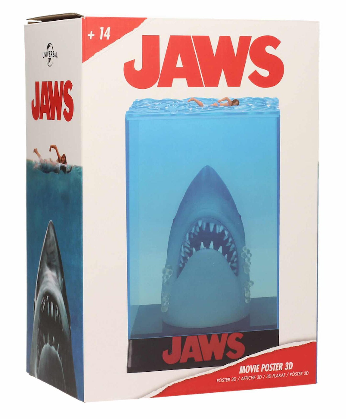Figura 3D Tiburón – El clásico que emergió del mar