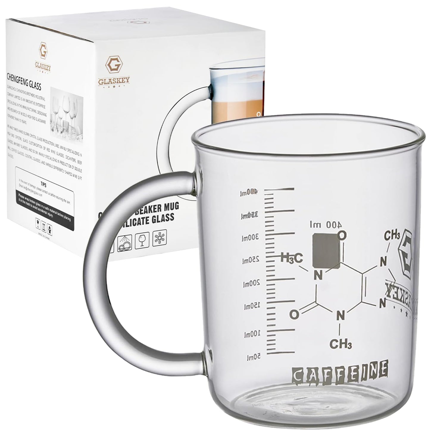 Taza molécula de cafeína – El experimento favorito de cada mañana