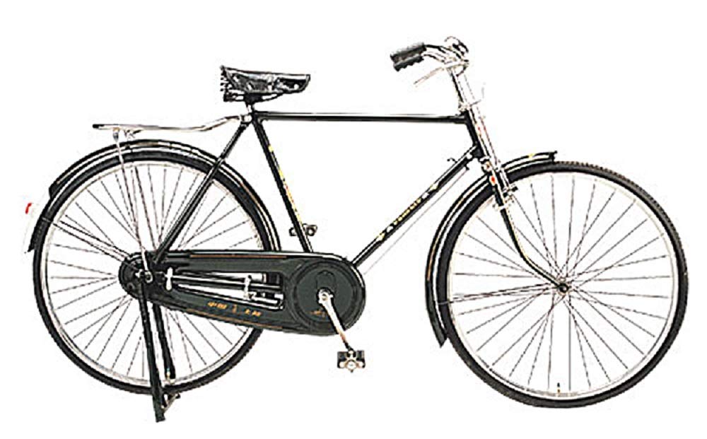 A dos ruedas – Tarjeta 3D con bicicleta vintage
