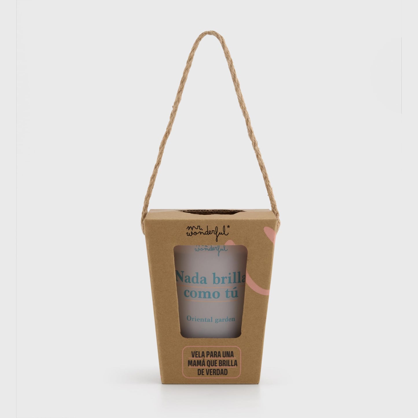 Mr.Wonderful - Vela - Nada brilla como tú - Regalo Día de la Madre - Vela perfumada realizada en cera vegetal, recipiente de cerámica