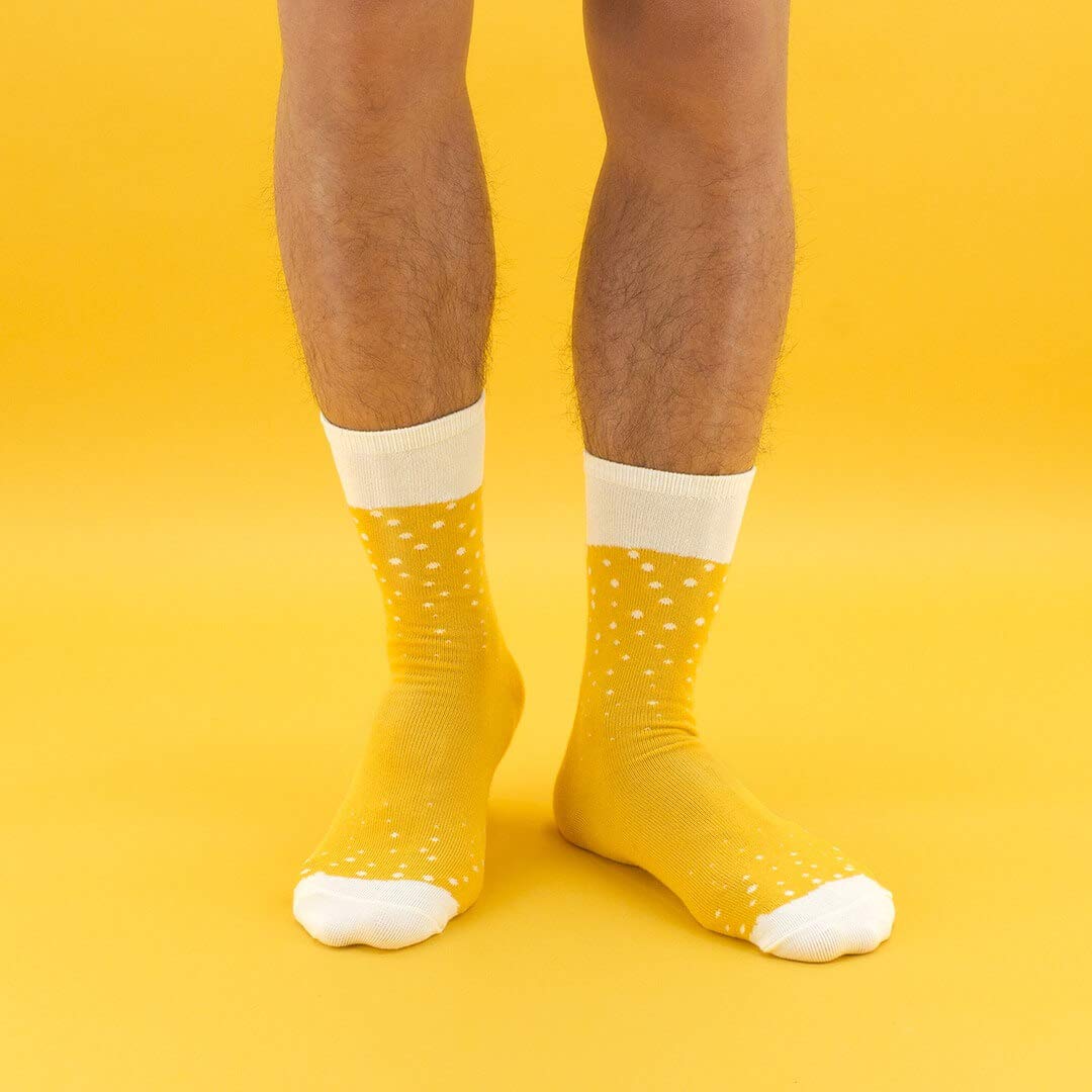 Calcetines de cerveza – Regalo en lata con sabor a humor