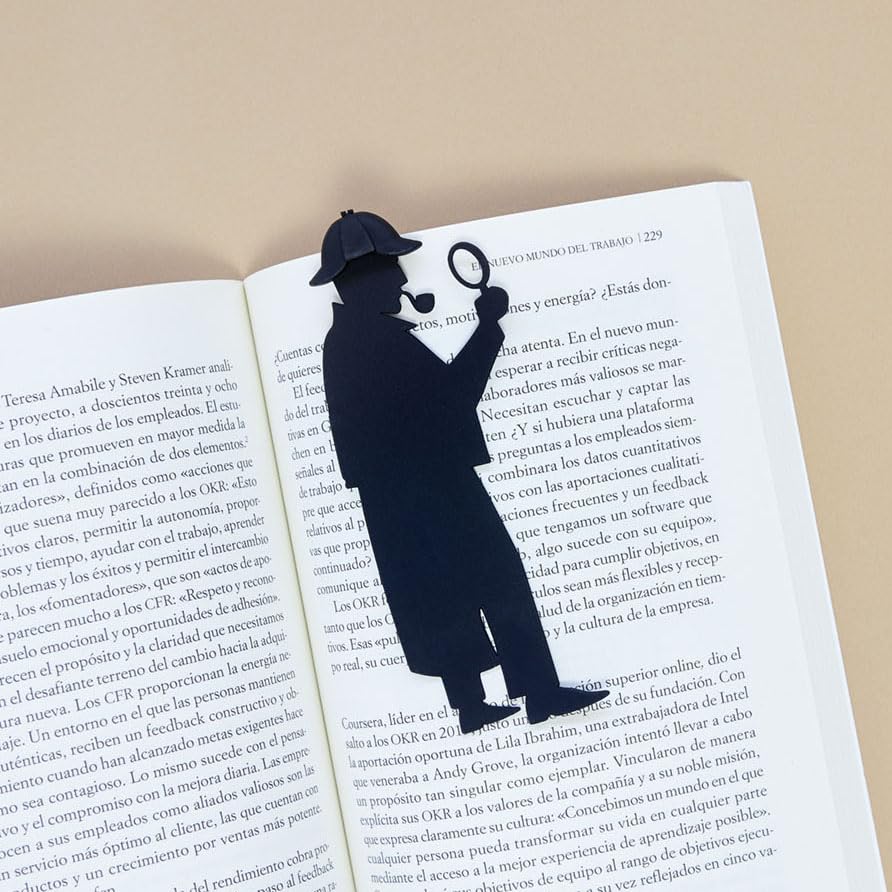 Marcapáginas Sherlock – Deducción y lectura combinadas