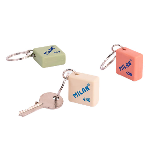 Set de llaveros MILAN – Las gomas de tu infancia, ahora en tu llavero