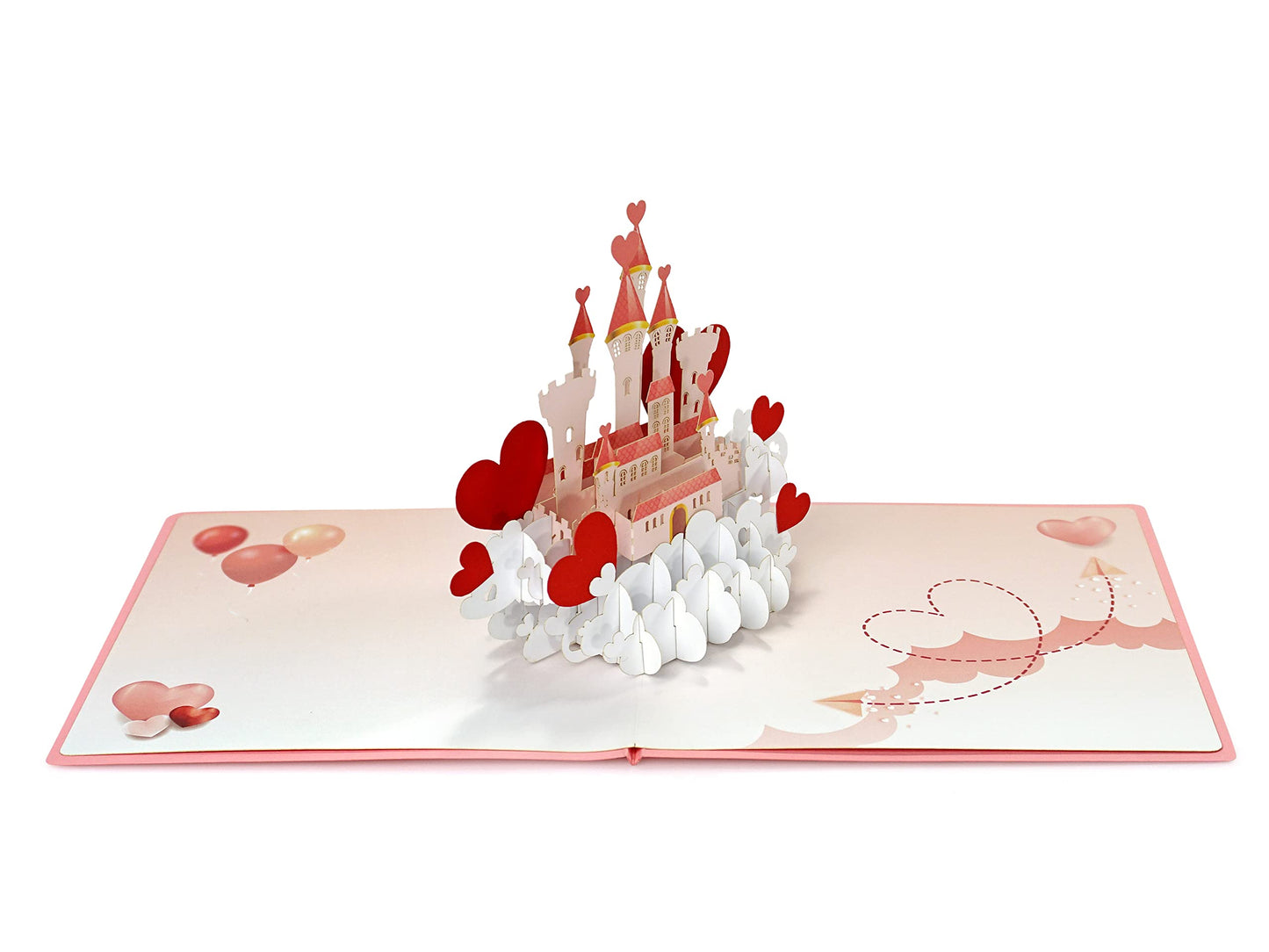 Tarjeta palacio del amor 3D – Un cuento que empezó contigo