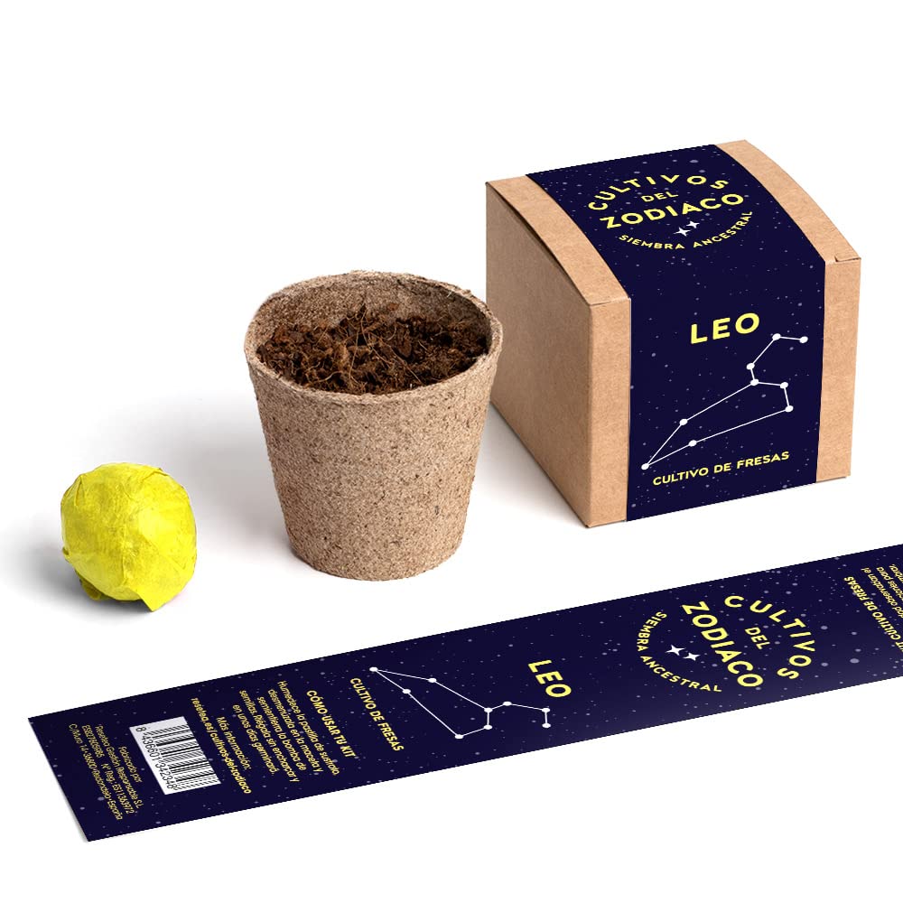 Kit de cultivo Leo – Fresas caseras bajo la constelación del verano
