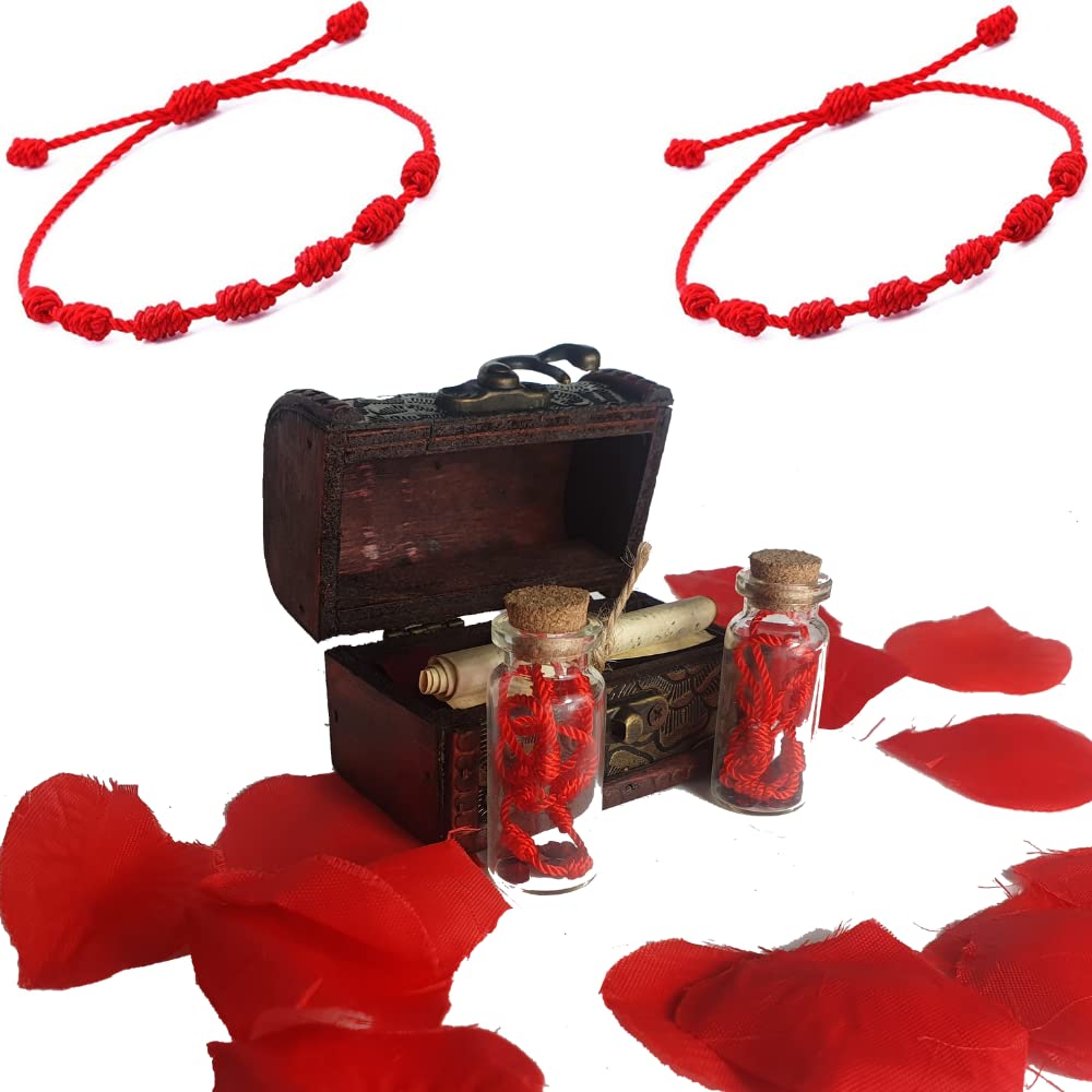 Pulseras de pareja hilo rojo – Dos almas conectadas