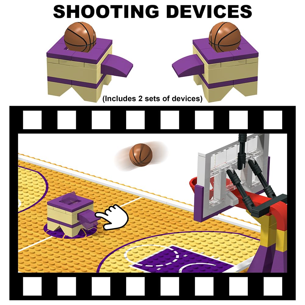 Mini Basket Pro – Cancha y lanzador compatibles con LEGO