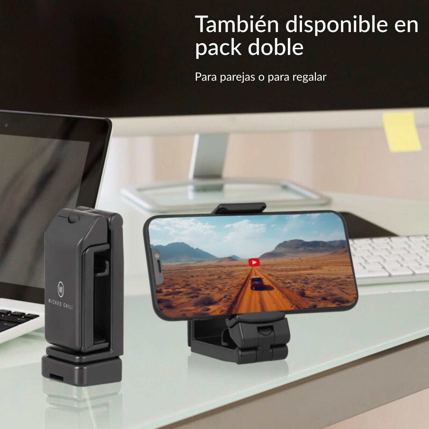 Soporte de viaje para móvil – Tus manos libres en cualquier lugar