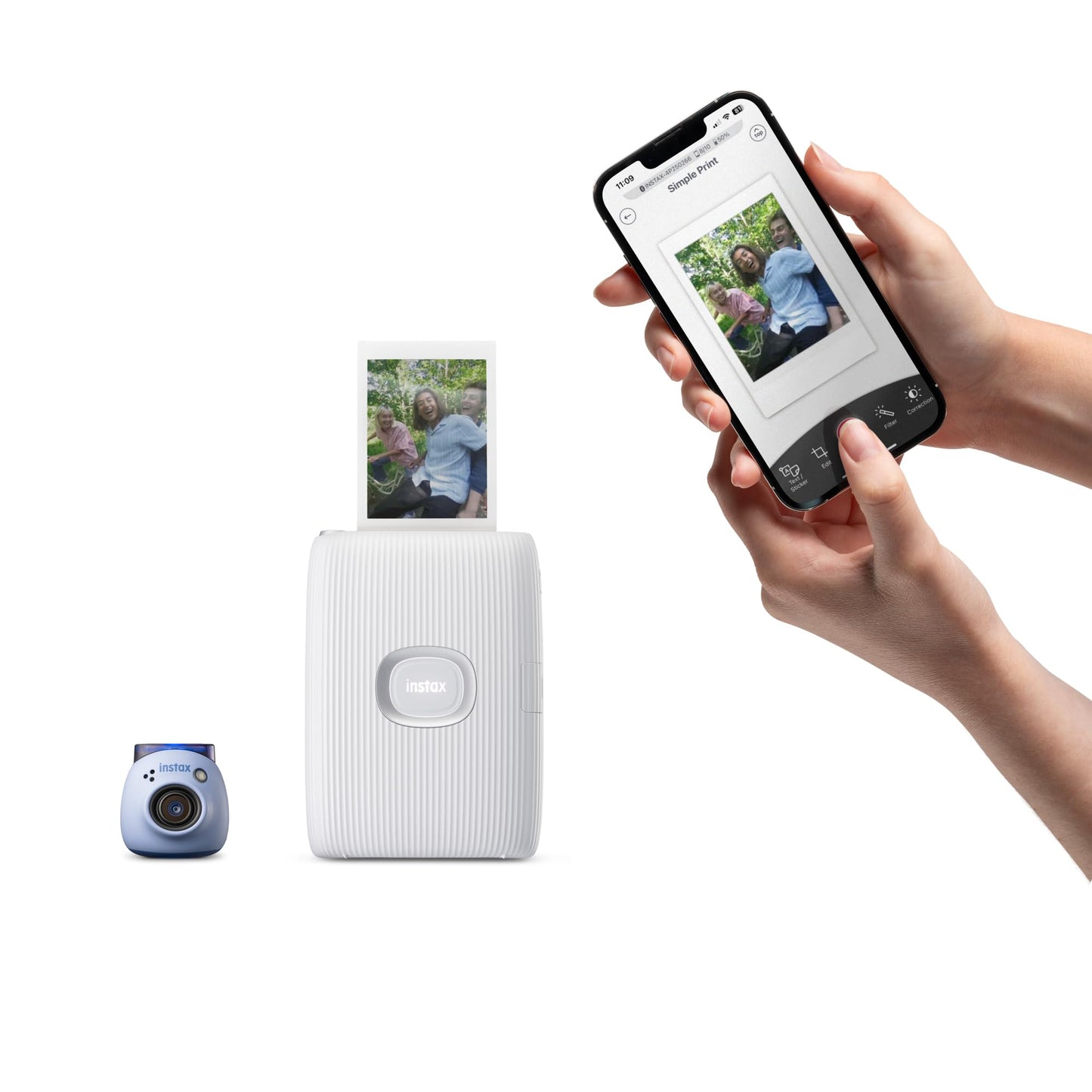 Instax PAL – Cámara digital mini en tono lavanda