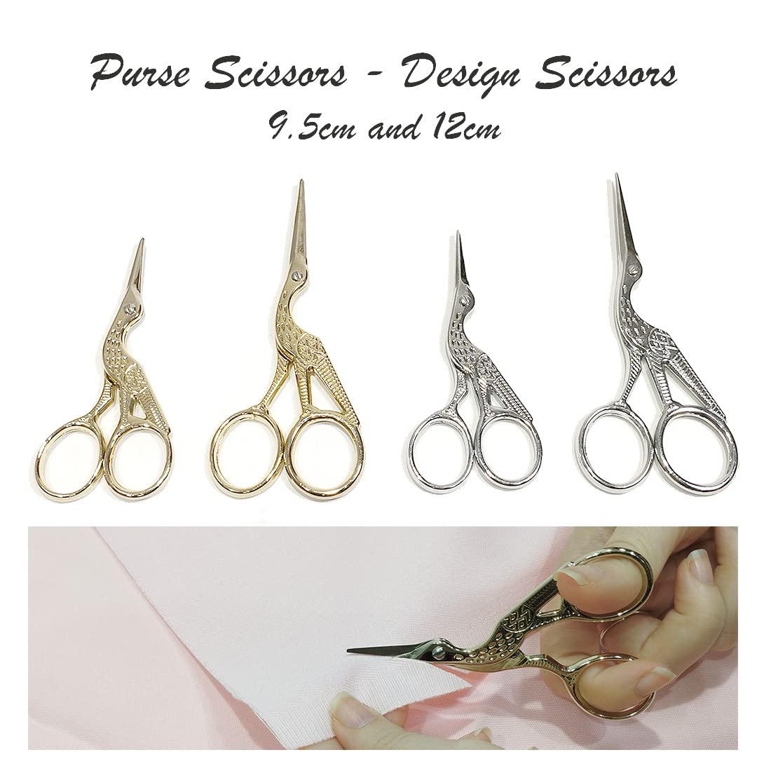 Tijeras de cigüeña vintage – Elegancia en cada corte
