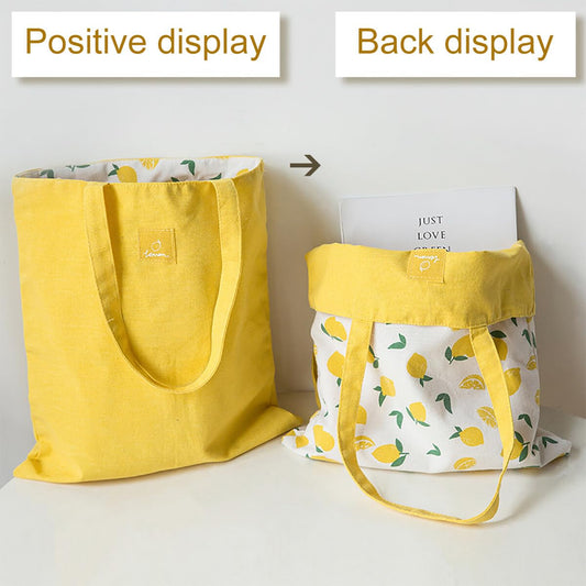 Tote bag reversible limón – Dos caras, mil planes