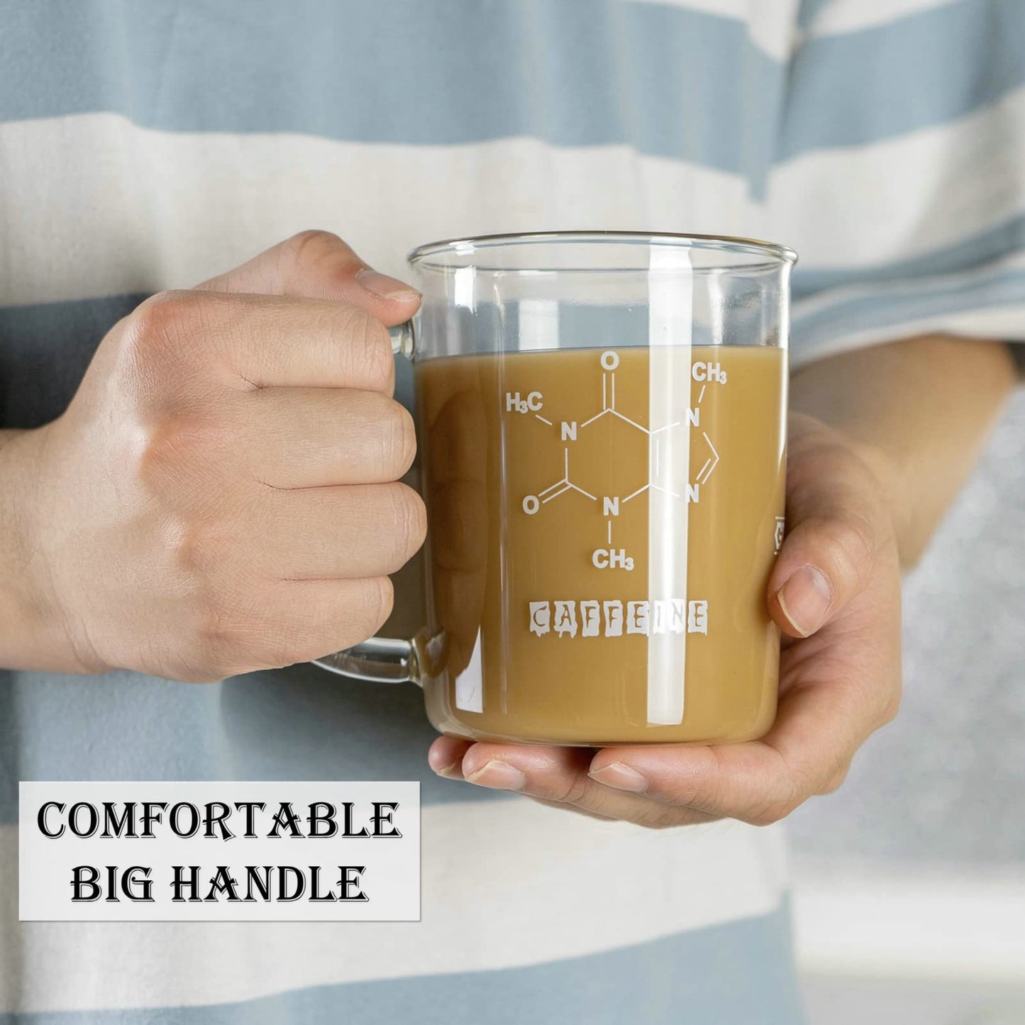 Taza molécula de cafeína – El experimento favorito de cada mañana