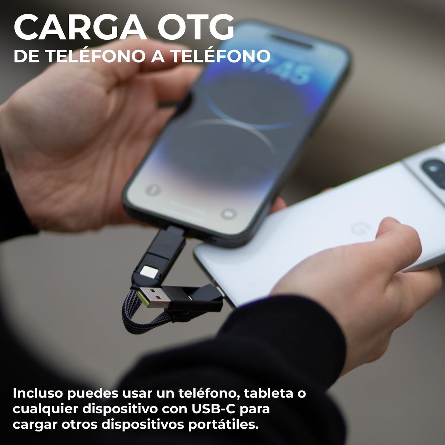 Cable llavero InCharge X 6 en 1 – Carga todo desde cualquier parte
