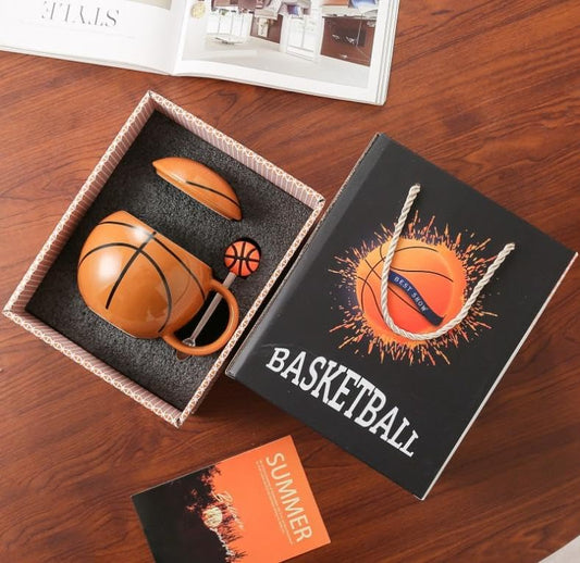 Taza balón de basket – Encesta sorbos desde el desayuno