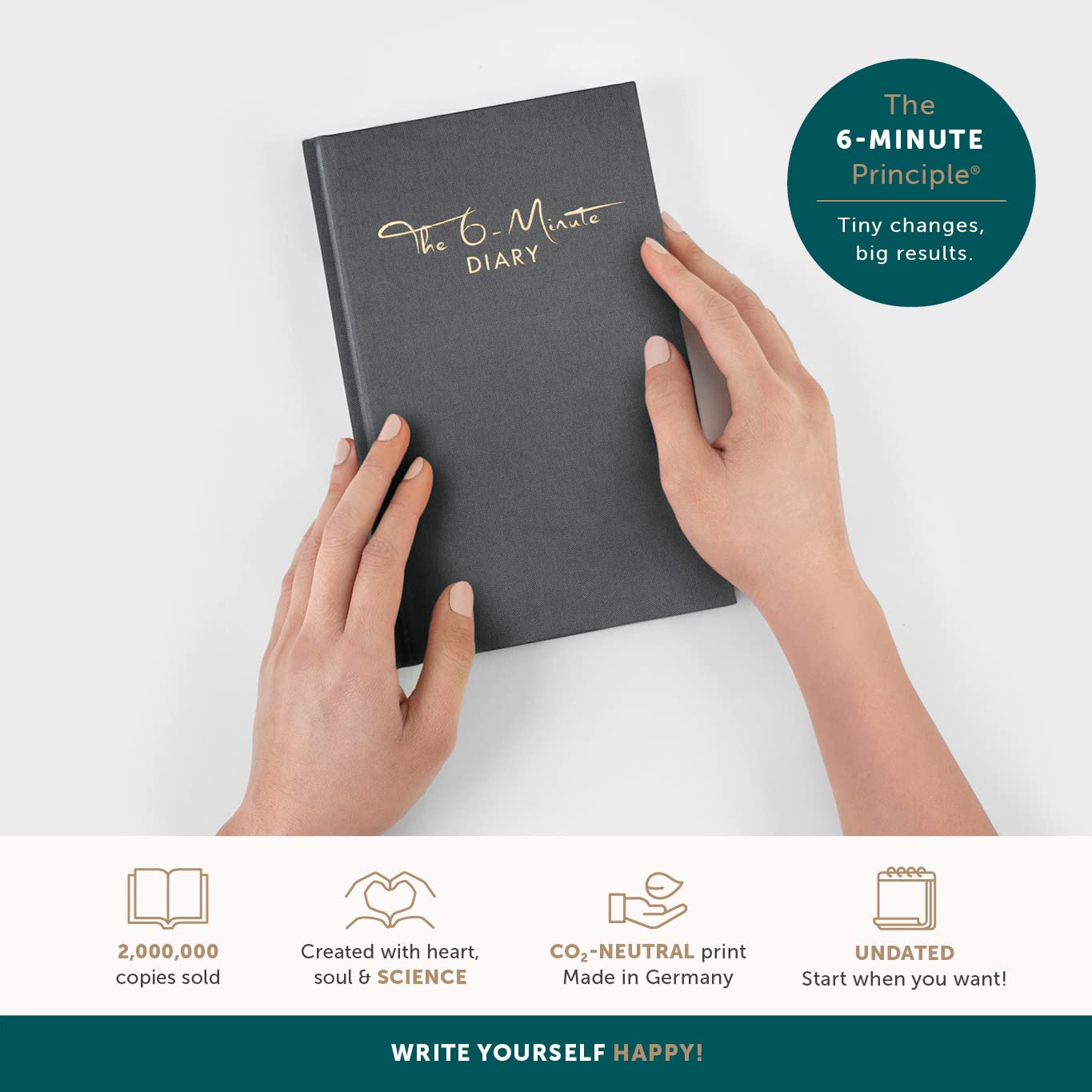 The 6-Minute Diary – Tu felicidad en solo seis minutos al día