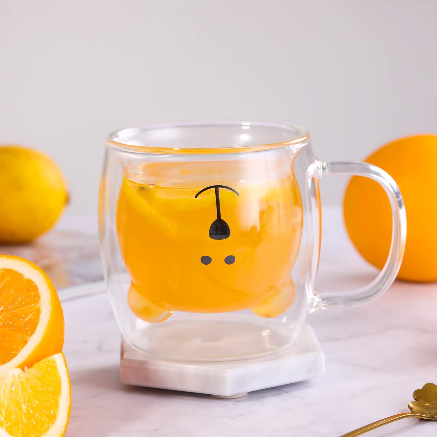 Taza oso polar de cristal – Sorbos que derriten el hielo