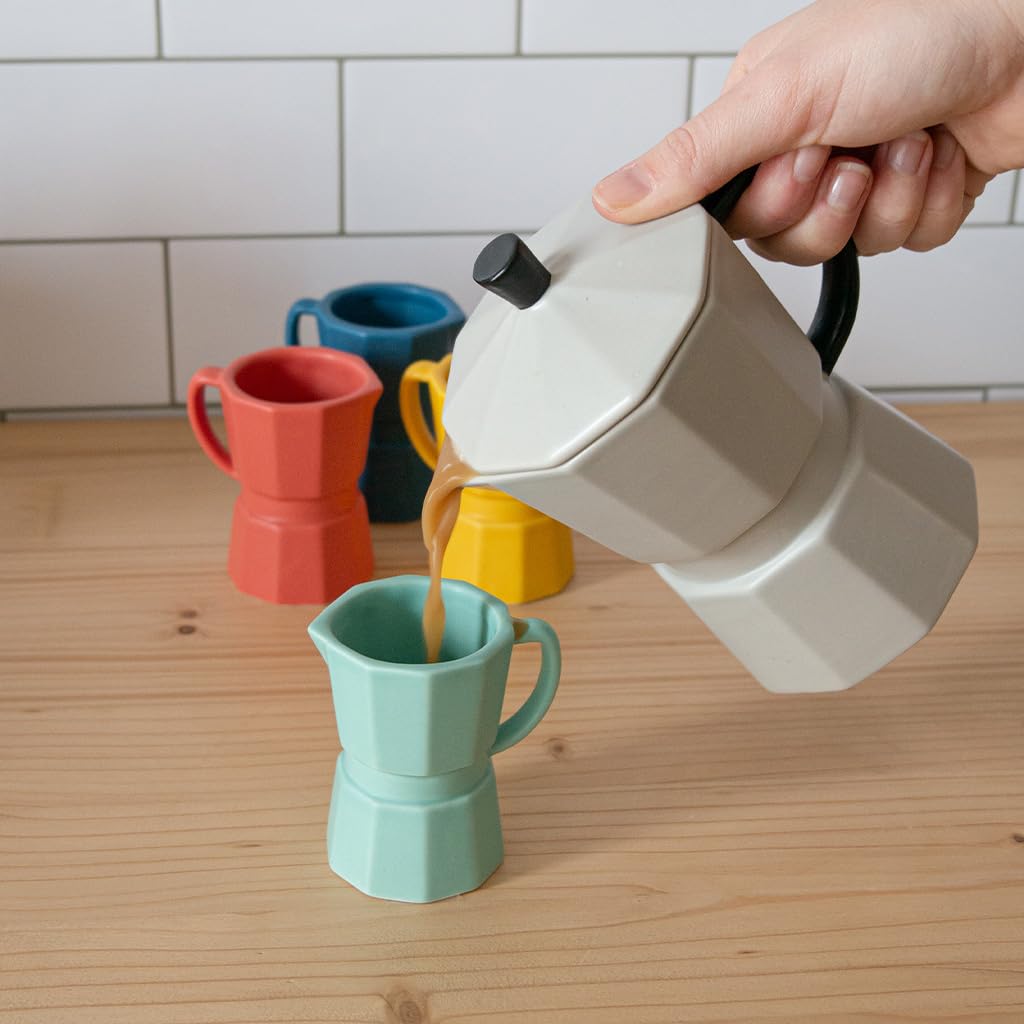 Set de tazas moka – Espresso con arte y color en cada sorbo