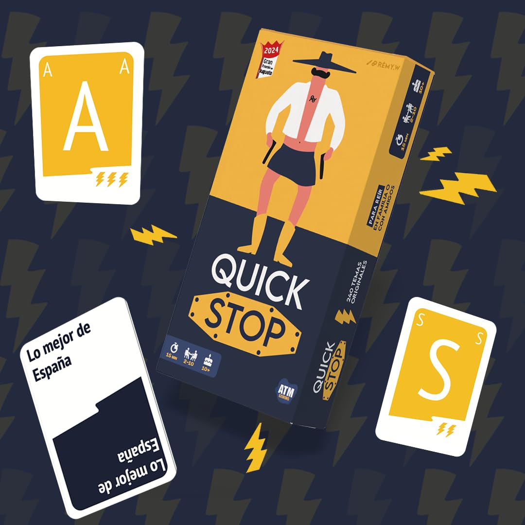 Quick Stop – Juego de mesa rápido para toda la familia